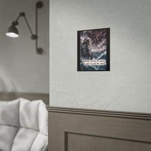 Load image into Gallery viewer, Astronaut Storm Poster — “Sometimes You Face the Storm… in Order to Reach the Light” Inspirational Wall Art
