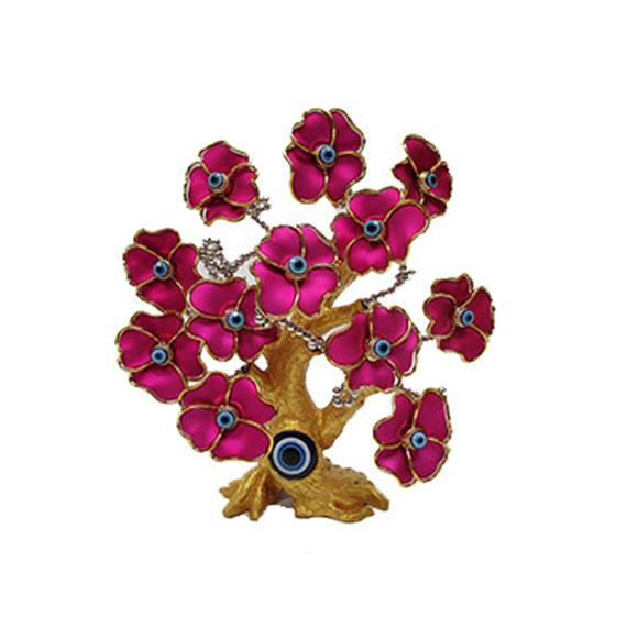 RED FLOWER EVIL EYE TREE