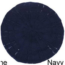 Load image into Gallery viewer, 12-pack Wholesale Beret Hat Light Knit Hat High Quality
