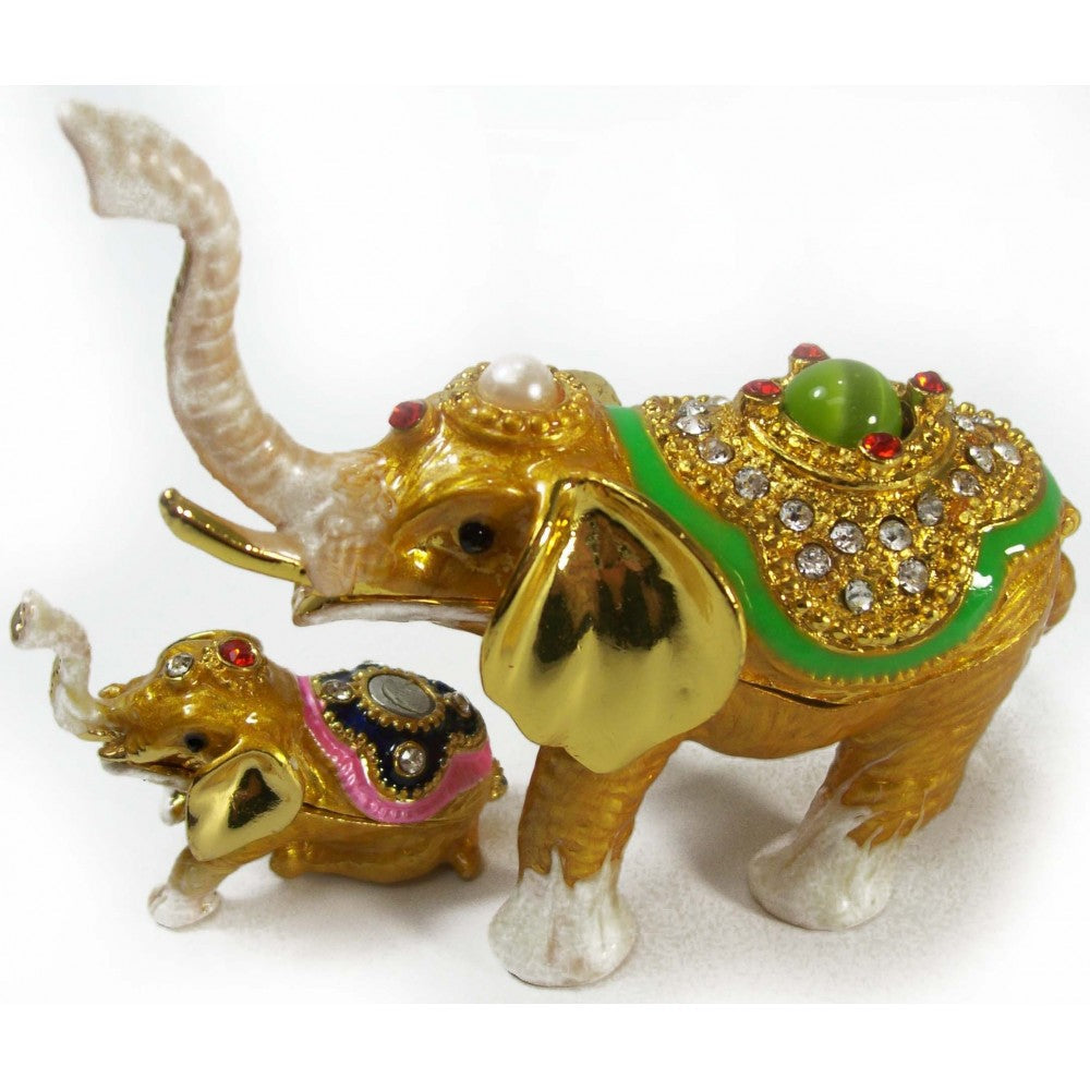 Elephant Mother with Baby Jewelry Case  (MINIMUM OF 2)