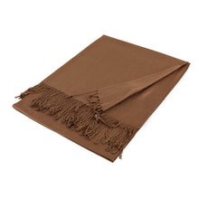 Load image into Gallery viewer, Solid Color Pashmina Scarf Shawl XW
