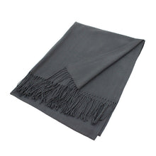 Load image into Gallery viewer, Solid Color Pashmina Scarf Shawl XW

