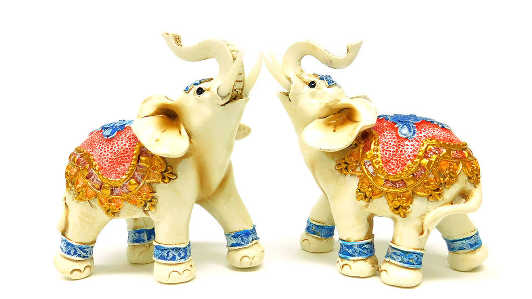 COLORFUL ELEPHANT PAIR