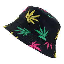 Load image into Gallery viewer, Reversible Leaves Bucket Hat

