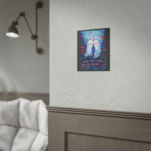 Load image into Gallery viewer, Rolled Poster — "Love Each Other or Perish" Romantic Ghost Art Print
