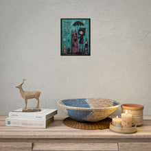 Load image into Gallery viewer, Trauma Isn’t the End of Your Story It’s the Part Where You Paint Your Own Rules Rolled Poster — Gothic Whimsical Recovery Fantasy Wall Art
