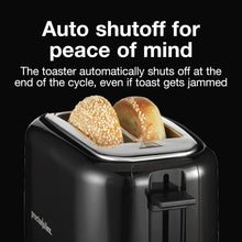 Load image into Gallery viewer, Proctor Silex Wide-Slot 2 Slice Toaster, Black
