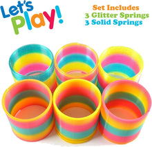 Load image into Gallery viewer, 4&quot; Giant Magic Rainbow Spring (Set Of 6)
