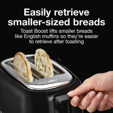 Load image into Gallery viewer, Proctor Silex Wide-Slot 2 Slice Toaster, Black
