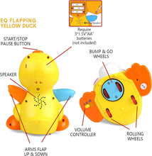Load image into Gallery viewer, Musical Flapping Duck Educational Toy With Action Light And Music
