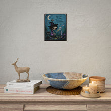 Load image into Gallery viewer, Rolled Poster — "Be Kind to Those You Don't Understand" Gothic Cute Art Print

