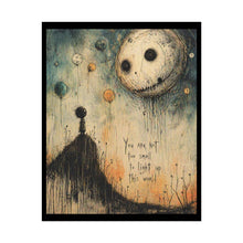 Load image into Gallery viewer, Rolled Poster — Inspirational Nightscape Art Print: “You Are Not Too Small to Light Up This World”
