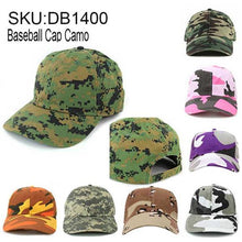 Load image into Gallery viewer, Newhattan Camo Baseball Cap Hats
