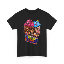 Load image into Gallery viewer, Monster Cereals Retro Cereal Box Frankenberry Booberry Chokula Graphic T-Shirt
