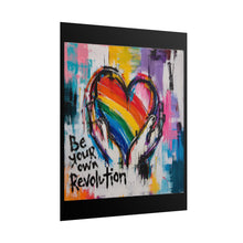 Load image into Gallery viewer, "Be Your Own Revolution" Pride Wall Art | LGBTQ+ Liberation Print
