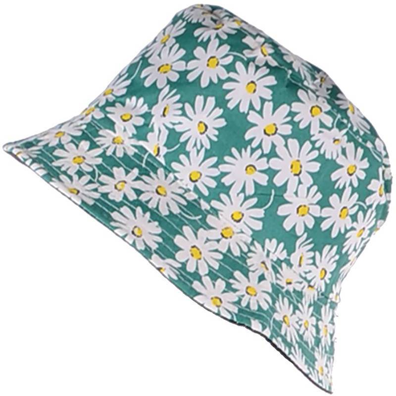 Reversible Printed Bucket hat - mint