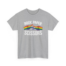 Load image into Gallery viewer, Rock Paper Scissors Funny Lesbian Gay Pride T-Shirt ALL SIZES S-5XL
