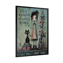 Load image into Gallery viewer, Life Is a Collection of Beautiful Mistakes Rolled Poster — Gothic Artistic Fantasy Wall Decor
