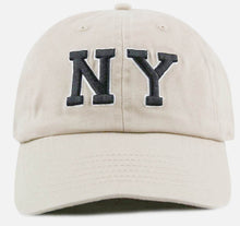 Load image into Gallery viewer, Newhattan 100% Cotton Baseball Caps NY Embroidered
