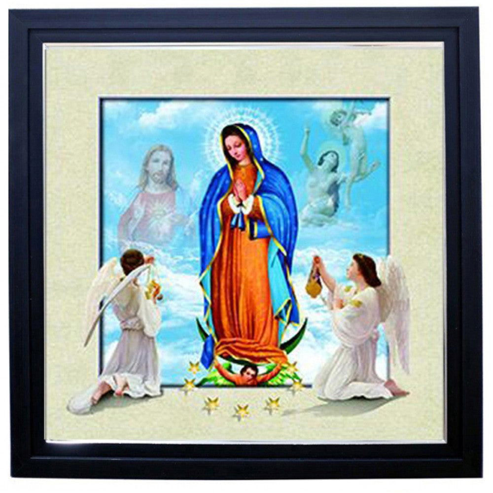 Guadalupe 5d Lenticular Picture Frame 18x18  (MINIMUM OF 4)