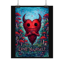 Load image into Gallery viewer, Love Yourself Demon Heart Poster
