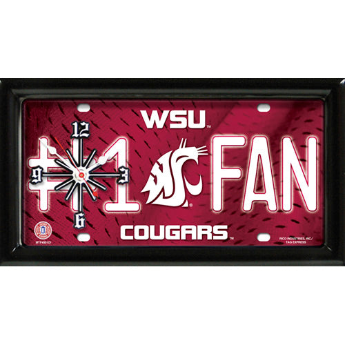 WASHINGTON STATE COUGARS CLOCK