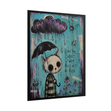 Load image into Gallery viewer, "Stay Wild Moon Child The World Needs Your Light" Goth Girl Wall Art | Fantasy Tree Print
