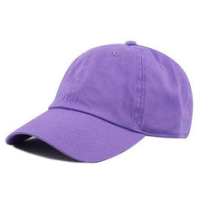 Load image into Gallery viewer, Newhattan 100% Cotton Solid Baseball Caps
