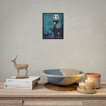 Load image into Gallery viewer, I'm Learning to Outlast It Rolled Poster – Creepy Cute Gothic Girl Wall Art Print, Dark Whimsical Goth Decor
