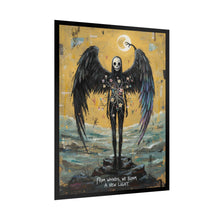 Load image into Gallery viewer, Angel of Renewal Poster — "From Wounds, We Bloom a New Light" Rolled Art Print
