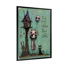 Load image into Gallery viewer, Rolled Poster — Whimsical Gothic Art Print: “Find Beauty in the Strange”
