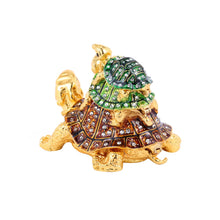 Load image into Gallery viewer, Medium Pyramid 3 Turtle Jewelry Case
