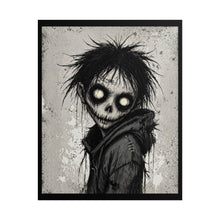 Load image into Gallery viewer, Horror Skull Boy Poster — Dark Gothic Rolled Art Print for Halloween Decor
