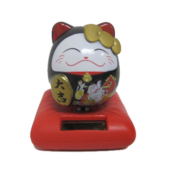 LUCKY CAT SOLAR BOBBLE HEAD