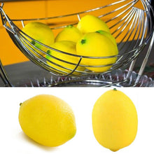 Load image into Gallery viewer, Yellow And Green Lifelike Fake Lemons
