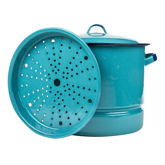 15Qt Steamer Pot w/ Lid & Trivet