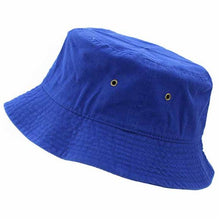Load image into Gallery viewer, Newhattan 100% Cotton Solid Bucket hats Unisex
