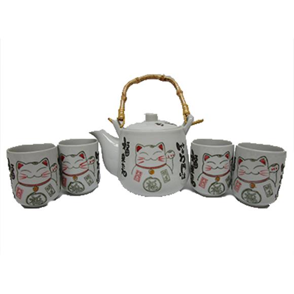 LUCKY CAT TEA SET