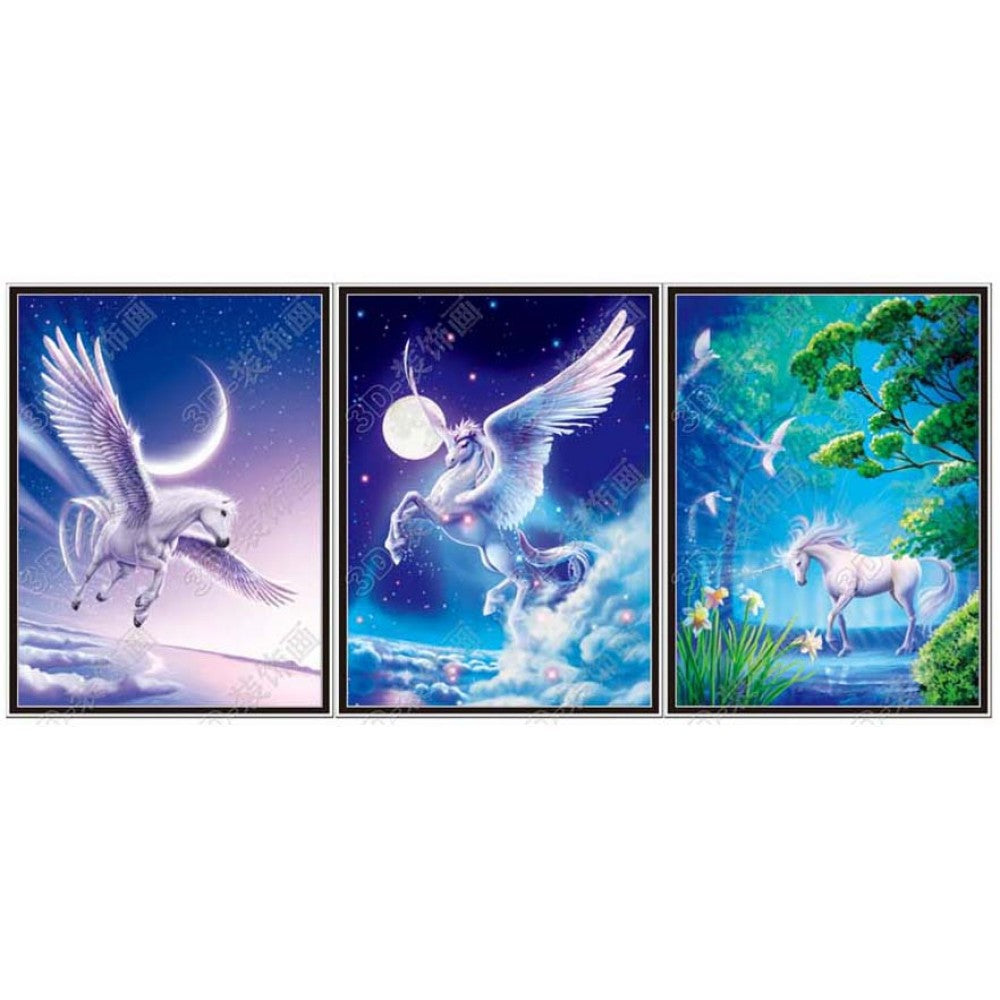LED Unicorn 3D Picture (Minimum of 4)