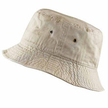 Load image into Gallery viewer, Newhattan 100% Cotton Solid Bucket hats Unisex
