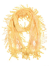 Load image into Gallery viewer, Fashion Lace Tassel Sheer Oblong Lightweight Scarf
