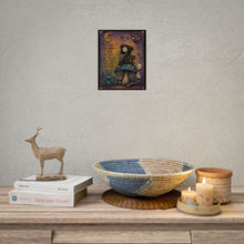 Load image into Gallery viewer, It’s Okay to Grow Slow Rolled Poster — Gothic Whimsical Mushroom Fantasy Wall Art
