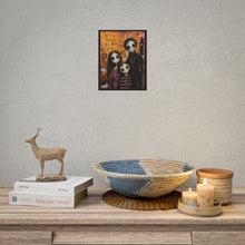 Load image into Gallery viewer, Gothic Character Family Art Print – "Be the Reason You Keep Going" Self-Love Quote Wall Decor
