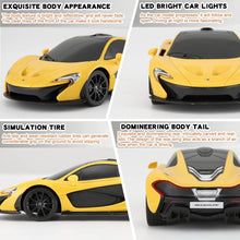 Load image into Gallery viewer, 1:14 RC McLaren P1 Sport Car With Lights And Open Doors (Yellow)
