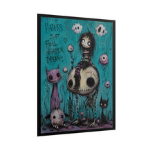 Load image into Gallery viewer, Haters Just Fuel Weirder Dreams Rolled Poster — Gothic Whimsical Creature Fantasy Wall Art
