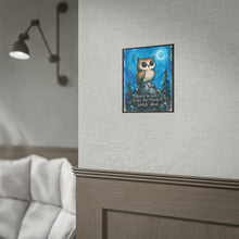 Load image into Gallery viewer, "Every Challenge Is A Step Toward Something Greater" Raccoon Wall Art | Space Print
