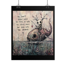Load image into Gallery viewer, You Don’t Need a Perfect Plan to Keep Moving – Inspirational Fantasy Wall Art
