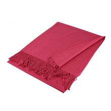 Load image into Gallery viewer, Solid Color Pashmina Scarf Shawl XW
