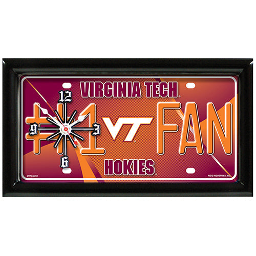VIRGINIA TECH HOKIES CLOCK