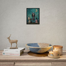 Load image into Gallery viewer, Rolled Poster — Whimsical Gothic Art Print: “Make Room for the Things That Make You Feel Alive”
